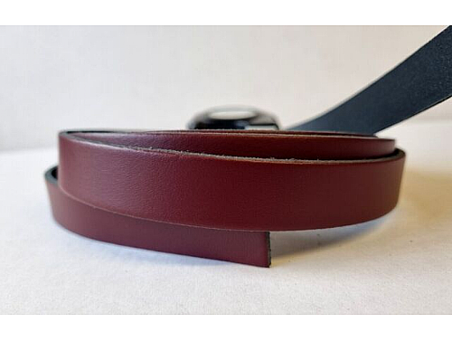 Ox Blood - Leather Dog Collar - Size S